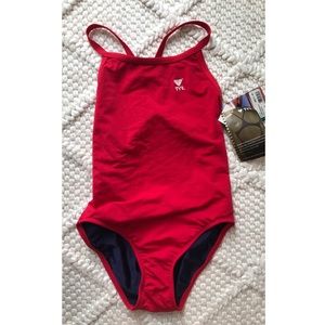 NWT red one piece